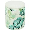 Contenitore bagno Gardena in ceramica con coperchio