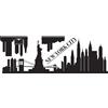 Crearreda Sticker autoadesivo 1fg 35x100 cm new york