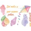 Sticker autoadesivo 1fg 67x47 cm essere felice