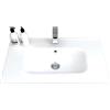 Lavabo bianco in ceramica 80 cm