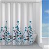 Tenda doccia Ricordi in tessuto 180x200 cm multicolor