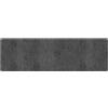 Tappeto in ciniglia antiscivolo Soave 50x180 cm grigio topo