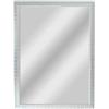 Specchiera in legno di ajus Maxi Praga 50x70 cm argento