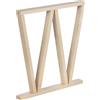 Gamba in pino massiccio per tavolo 75x61x5,8 cm 2 posizioni