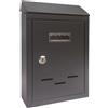 Cassetta postale in lamiera Basic 180x260x60 mm nero