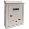 Cassetta postale in lamiera Basic 180x260x60 mm bianco