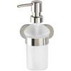 Dispenser sapone Wenko Turbo-Loc Orea adesivo in acciaio inoxopaco 200 ml