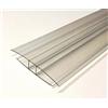 Onduline Profilo in policarbonato giunzione "H" Onduline L 210 cm sp 16 mm trasparente