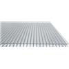 Lastra in policarbonato alveolare Onduline 98x200 cm sp 6 mm trasparente