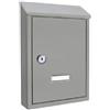 Cassetta postale in lamiera Small 200x300x60 mm grigio