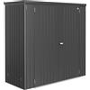 Biohort Armadio da esterno Biohort 191x83x183 cm grigio scuro