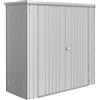 Biohort Armadio da esterno Biohort 191x83x183 cm argento