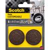 Scotch Feltrini adesivi adattabili a varie dimensioni Scotch® Ø 19-37 mm