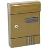Cassetta postale in lamiera Cubby 200x300x60 mm bronzo