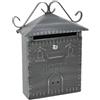 Cassetta postale in lamiera Campagnola 300x350x100 mm grigio