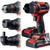 Einhell Trapano avvitatore a batteria Einhell TE-CD 18/45 3X-Li 18 V 2x2 Ah