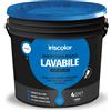 Pittura lavabile Iris Color bianco 4 l