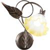 Applique Tristano 35x18 cm marrone