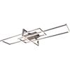 Trio Plafoniera LED Salinas 3900 lm bianco caldo 100x11x40 cm nichel