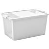 KIS Contenitore in plastica Bi-Box con coperchio L 55x35x28 bianco