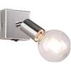 Trio Faretto Vannes H 13 cm nichel opaco