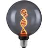 Lampadina LED E27 decorativa Dna G125 200 lm smoke