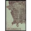 Stampa con cornice Los Angeles nero 40x60 cm