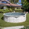 GRE pools Piscina fuori terra rigida in acciaio bianco Gre Ø 460 x H 120 cm