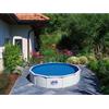 GRE pools Piscina in acciaio fuori terra Fidji Ø 550x120 cm rotonda bianco