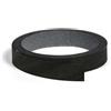 Bordo per top cucina preincollato nero vulcano 24x5000 mm