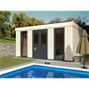 Decor et Jardin Casetta da giardino in legno semi-abitabile H250xL497xP365 cm 15,25 m²