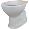 WC Pola con scarico pavimento bianco