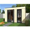 Decor et Jardin Casetta da giardino in legno semi-abitabile H250xL365xP299 cm 8,71 m²