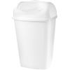 Tontarelli Pattumiera in polipropilene Tontarelli con coperchio basculante XL 50 l bianco