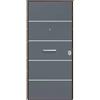 Porta blindata Super Gray 90x210 cm grigia apertura sx