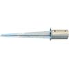 - Base per palo zincata da ancorare Ø 81 mm x punta 600 mm