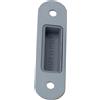Incontro tondo per serratura magnetica cromo satinato 82x22x2 mm