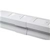 Arcansas Gocciolatoio balcone alluminio ral 9010 sp 12 mm L 2,70 m