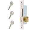 Serratura verticale da infilare cancelli e porte metalliche frontale 16 mm