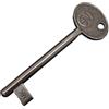 Chiave passepartout bronzata cifratura 1-3-5-7-9