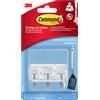 3M Ganci adesivi trasparenti 3M Command™ con punta metallica 3 pz