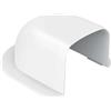 Curva a muro per canalina Bianco puro 80x60 mm