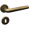 Maniglia con rosette modello simply bronzata
