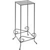 Supporto portavaso Mattheus con decoro H 70 cm