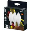 Lampadina LED E14 forma a candela Bellalux 470lm bianco opaco 2700K