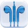 Auricolari stereo Blu con microfono controller e connettore jack 3.5 pollici