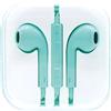 Auricolari stereo Verde con microfono controller e connettore jack 3.5 pollici