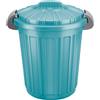 Tontarelli Bidone spazzatura con maniglie Tontarelli Teo 46 l blu delfino