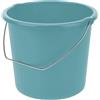 Secchio con manico in metallo Tontarelli Cover Line 10 l 28,8x26 cm blu