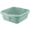 Tontarelli Bacinella quadrata in plastica Tontarelli Aurora 15 l 38x15 cm colore salvia